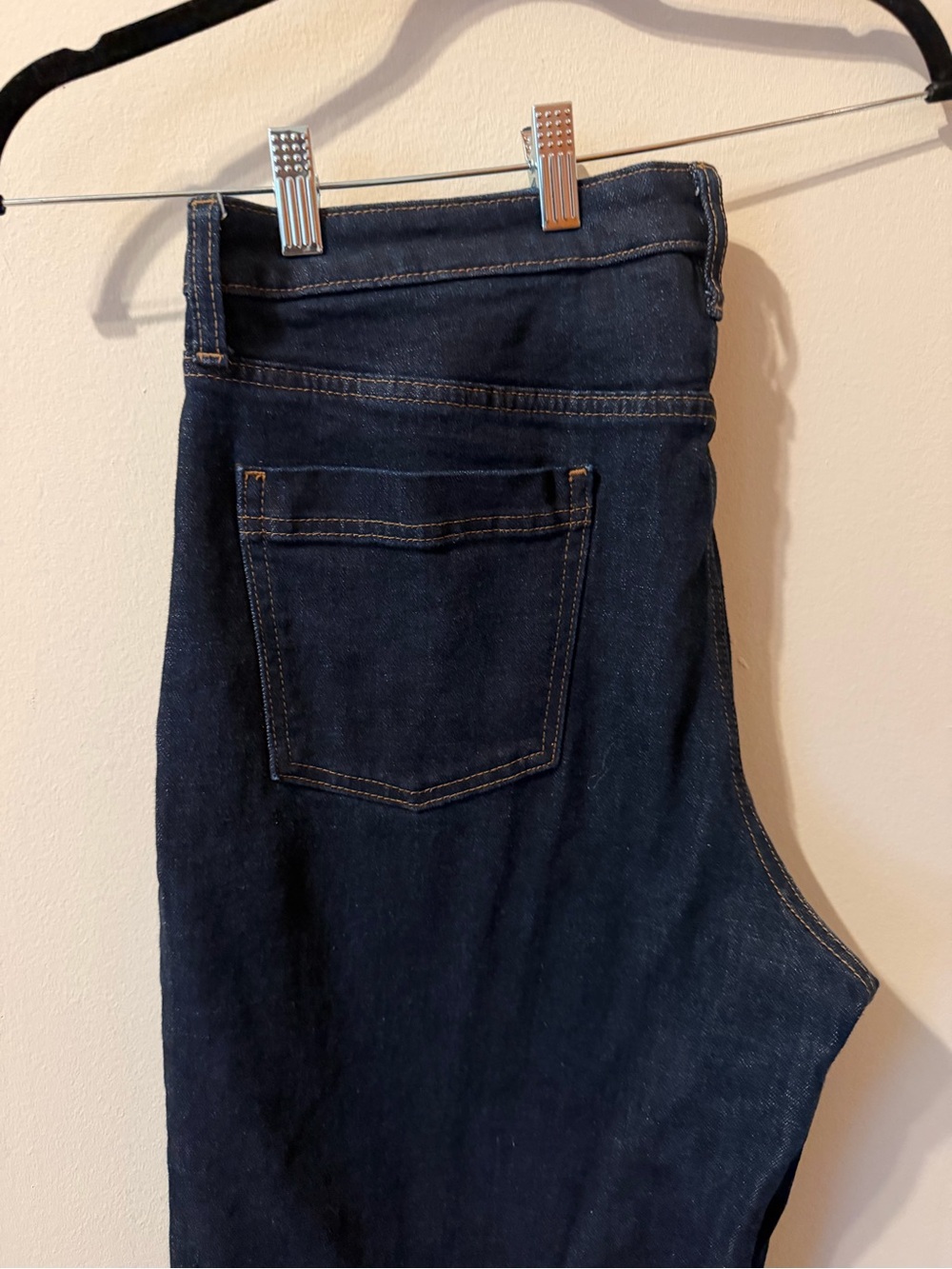 Dark Blue Jeans - Classic Back Pocket Style